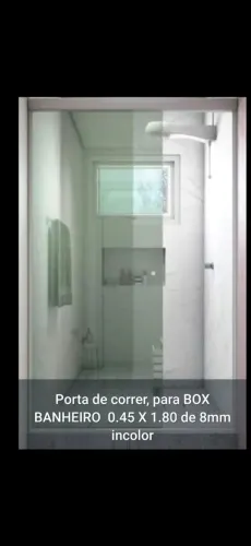 Porta de correr para BOX
