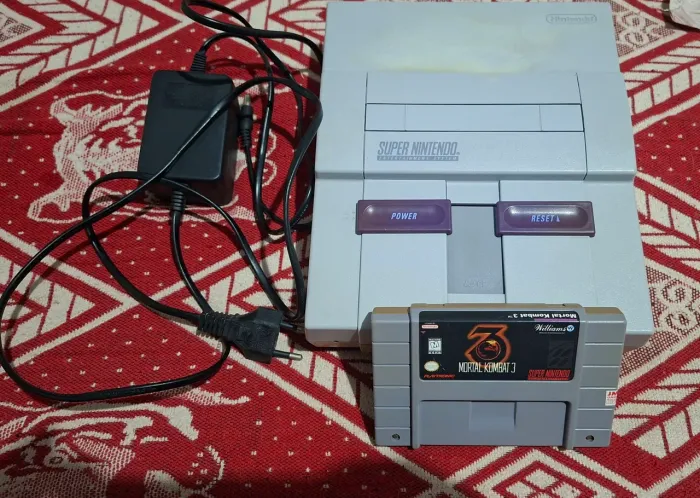 Super Nintendo + Fonte + Jogo Original