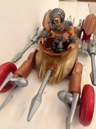 Hot Wheels Battle Force 5 - Fangore Deluxe 30cm + Capitão Kalus (100% Completo)