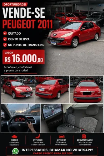 Peugeot 207 Sed. Passion XR Sport 1.4 Flex 8V 4P 2011