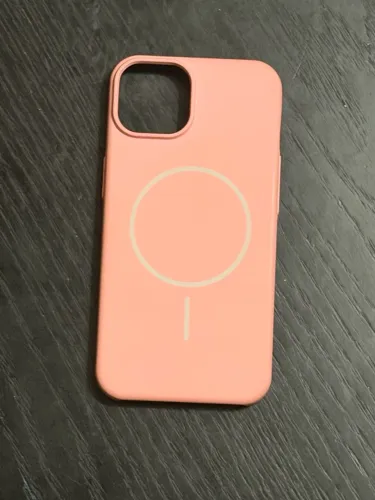 Capa iPhone 13 cor rosa salmão