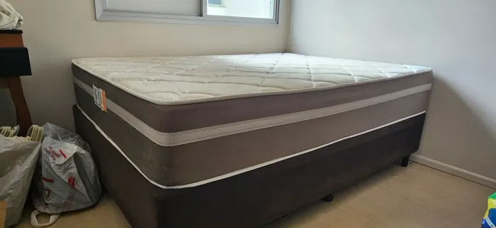 Cama box colchão molas Gazin 