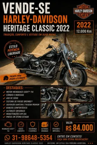 Vendo Harley-Davidson Heritage 2022
