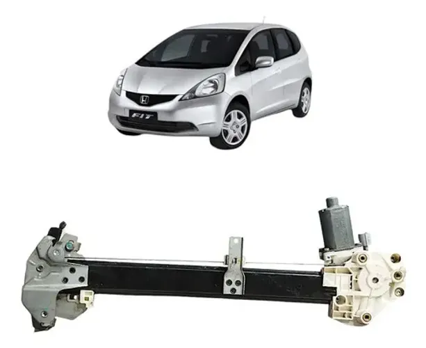 Máquina Vidro Eletrica Traseira Esquerda Honda City 2010-14