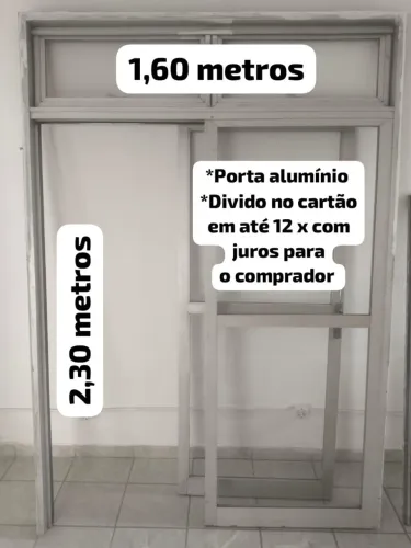 Porta de vidro 2,30x1,60