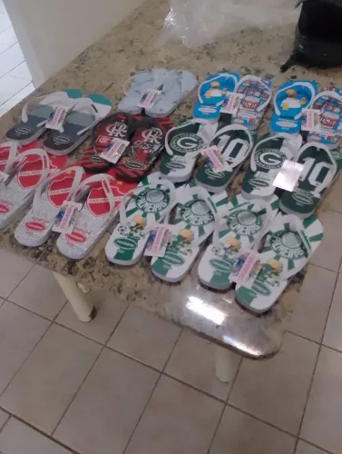 Havaianas masculina 25 feminina 25 infantil 25