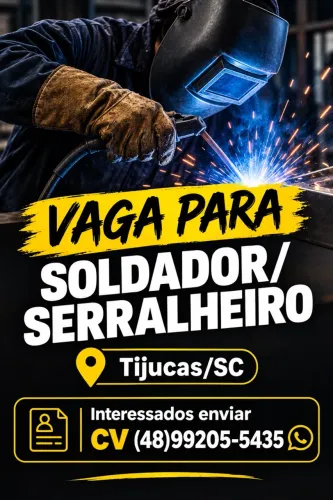 VAGA SOLDADOR e AJUDANTE