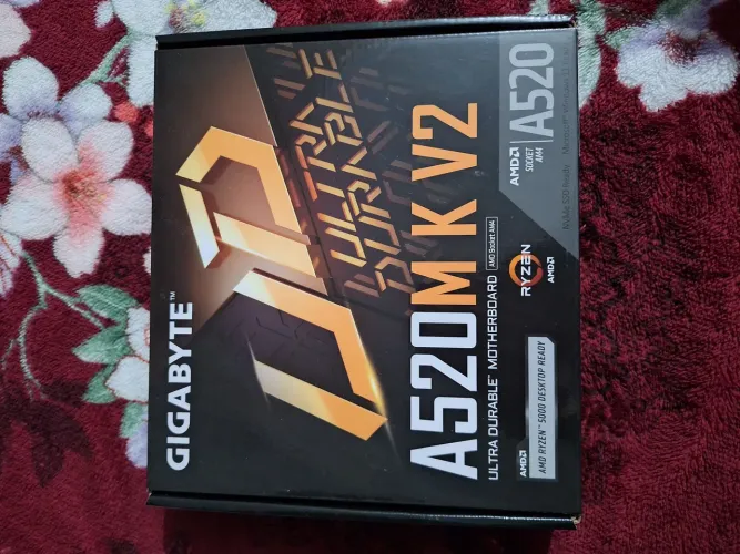 Placa mãe A520M K V2 AMD AM4 DDR4 Gigabyte