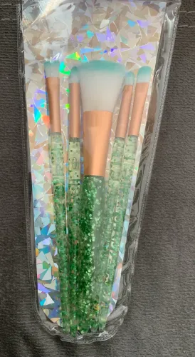 Kit com 5 Pincéis de Maquiagem 
