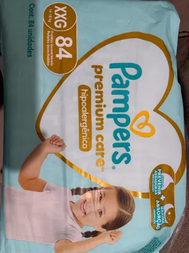 Fralda Pampers premium care XXG