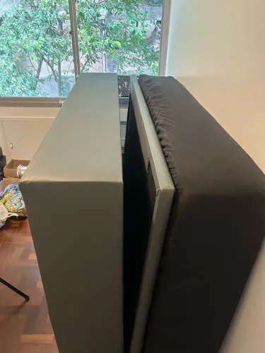 Colchão e Box Baú Casal com pouco tempo de uso