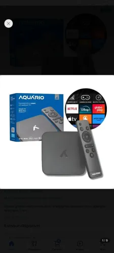 Tv box aquario 4k