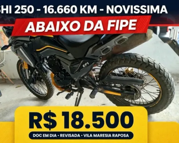 Vendo moto shineray Shi250