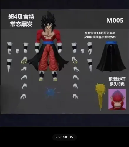 Kong studios vegetto ssj4 dragon ball super heroes