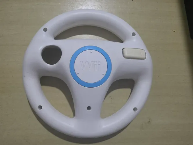 Volante Nintendo Wii E Wii U Para Wii Remote Branco