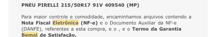 Vendo 4 Pneus Aro 17 Pirelli Novos 