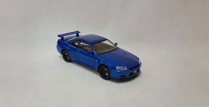 Nissan GT-R R34 Skyline em metal - coleção