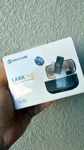 MICROFONE DE HOLLYLAND LARK M2 ORIGINAL LACRADO