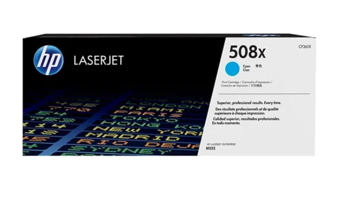 Toner HP 508x Ciano CF361x M553n | MFP M577dn
