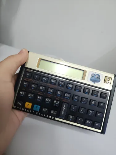 Calculadora Financeira HP 12C Original com Capa de Couro