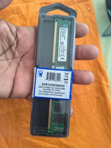 Memoria 8gb ddr3 1333 Kingston Kvr1333d3n9/8g para pc nova lacrada