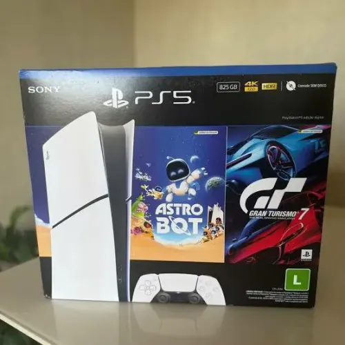 Console Sony PlayStation 5, SSD 825GB, Controle Sem Fio DualSense