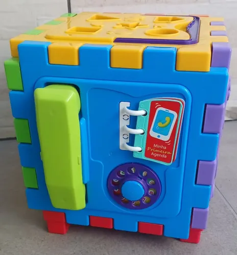 Cubo didático grande - completo