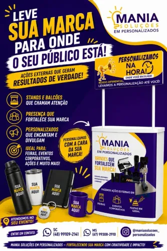 Personalizamos seus Brindes no seu Evento