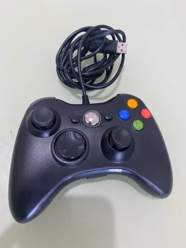 CONTROLE COM FIO XBOX 360