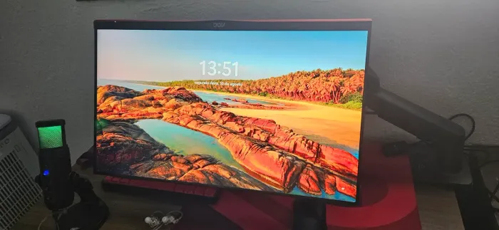 Monitor aoc 24g2w1g3 165hz (leia descricao)