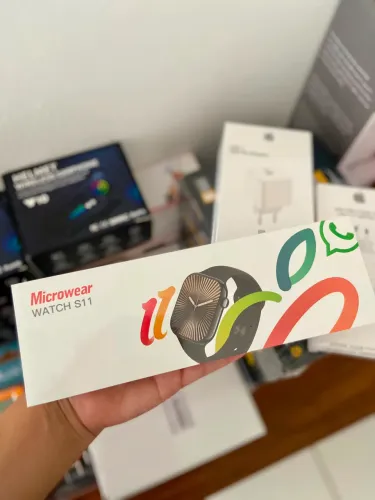Smartwatch S11 Pro Série 11 +2 Pulseiras e case de proteção