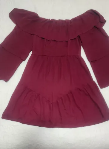 Vestido chiffon chic casual