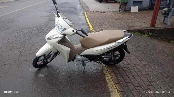 Vendo Honda Biz 125ex 2019 branco perola com marrom