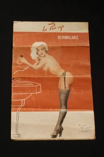 Revista Antiga La Pin Up Deshabillable - Roger Brard