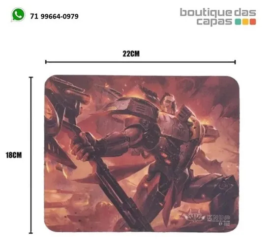 Mousepad Gamer Knup Kp-s02  (180x220mm)