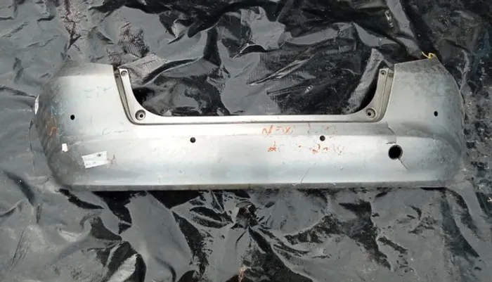 Parachoque Traseiro Honda Fit 2009/2012 Cinza com detalhe