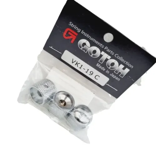 Knob Gotoh Japan Metal Cromado c/3 (Musicalvo)