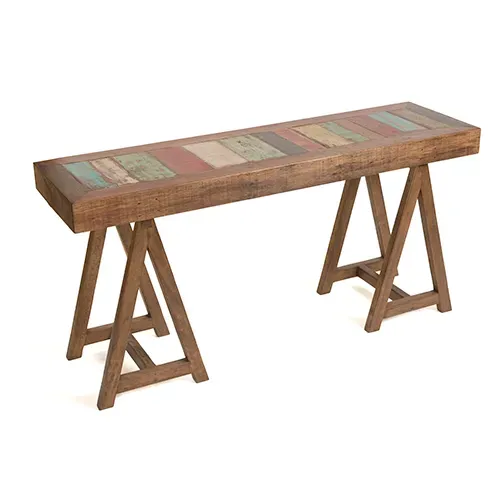 Aparador cavalete em madeira maciça | T399