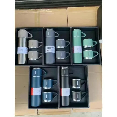 Kit Garrafa Termica com 3 Canecas