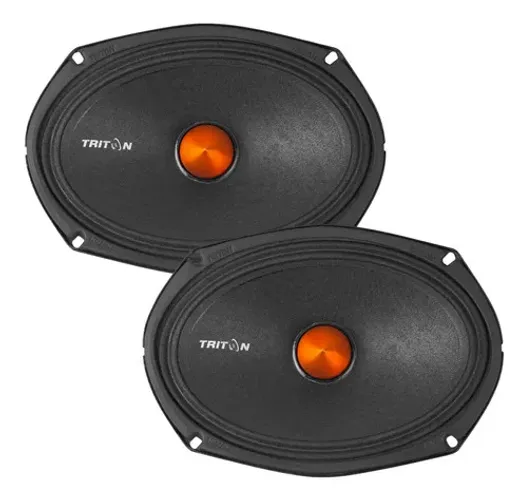 Par De Alto Falante Triton Mbx 520 6x9 Polegadas 260w 4 Ohms Cor Preto