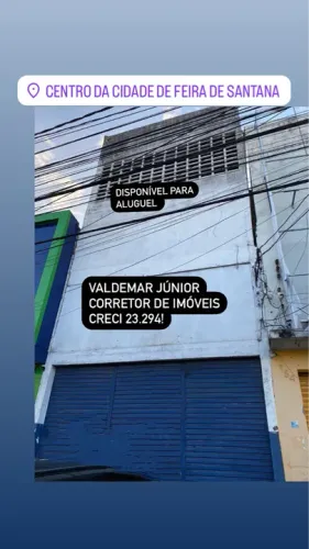 Localização privilegiada centro de Feira de Santana para alugar área comercial