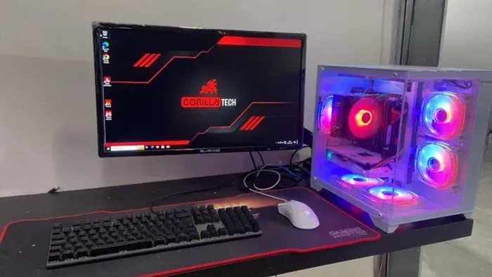 PC Gamer Completo Ryzen 5 c/ Monitor + Teclado e Mouse