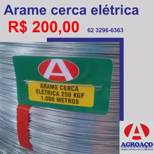 Arame para cerca elétrica rural