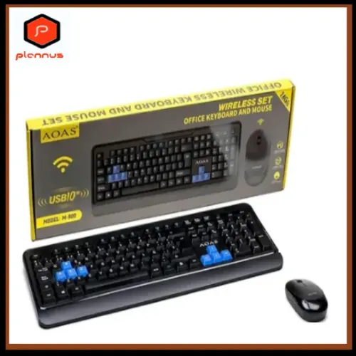 Kit Teclado E Mouse Sem Fio WiFi - Aoas M900 (z468) 