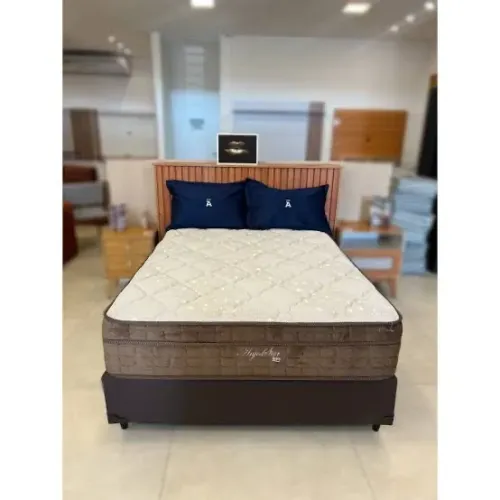 Cama box + colchão de molas 138x188 conforto firme - ENTREGA HOJE !!! 