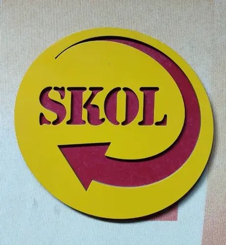 01 Quadro decorativo Cerveja Skol