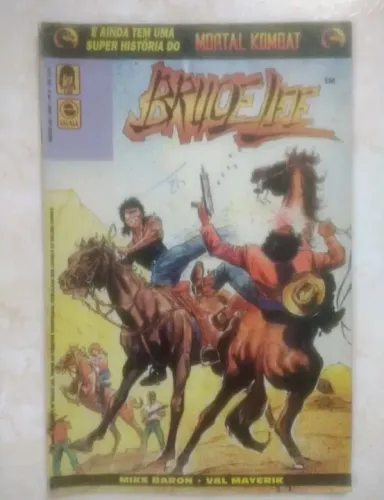 Hq Bruce Lee Escala Com Mortal Kombat Quadrinhos Revista Raridade 
