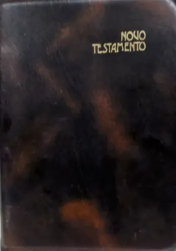 Bíblia - Novo Testamento Com Capa de Couro e Borda Vermelha