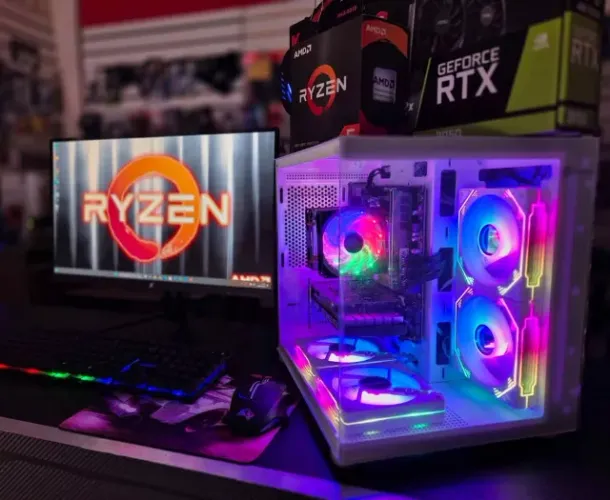 Pc Gamer Ryzen 7 5700 RTX 3050 SSD 512 + Barato da olx