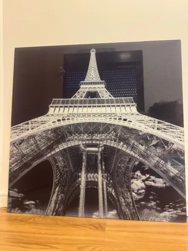 Quadro Torre Eiffel em filete de vidro importado